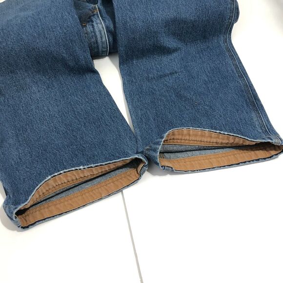 Duluth Trading Company Mens Blue Denim Ballroom Relaxed Fit Jeans 37x28 - Picture 7 of 10